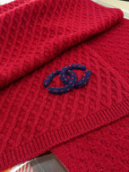 CC Scarf 170 CM In Red Cashmere 421411