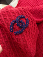 CC Scarf 170 CM In Red Cashmere 421411