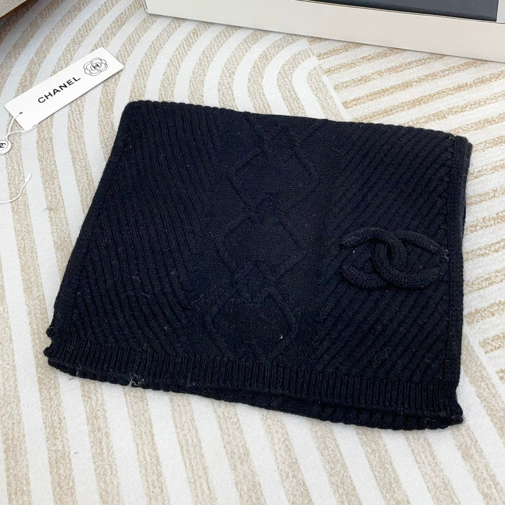 CC Scarf 180 CM In Black Wool 422766
