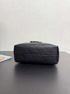 CC 25A Tote Bag 28cm Black Calfskin