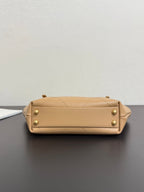 Chanel 2026 Maxi Coco Shopping Tote Bag 30cm Beige Calfskin