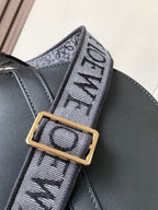 Loewe Saddle Bag 21 Black Leather 280428