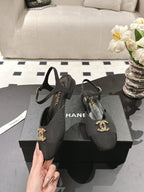 CC Slingback Black Fabric 237513