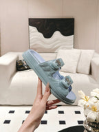 CC 25 Dad Sandal Mule Baby Blue Patent Leather 237572