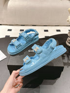 CC 25 Dad Deals Sandals Sky Blue Patent Leather 237588