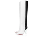 CL Astrilarge Botta 100 Mm Boots Calf Leather Bianco