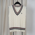 Celine Arc de Triomphe Vest White Cashmere