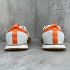 HM Men's Jet Sneaker White Orange Suede 656857