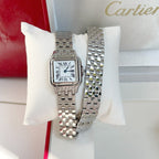 Panthere 22mm Silver Double Chain 44cm
