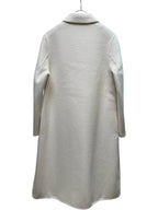 Fendi 25 Long Coat White Draper 0010