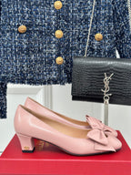 Bowow Pumps In Kidskin 40mm Light Pink Lambskin 989186