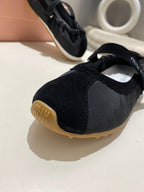 Miu Miu 2026 Ballet Flat Black Suede Fabric 618681