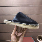 LP SEASIDE WALK MULE BLACK CALFSKIN