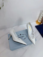 PRA 26SS High Heels Pumps 75 White Patent Leather 592353