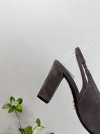 PRA 26SS Slingback 85 Gray Suede 592364