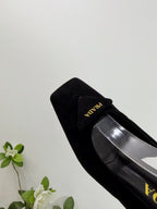 PRA 26SS Slingback 85 Black Suede 592373