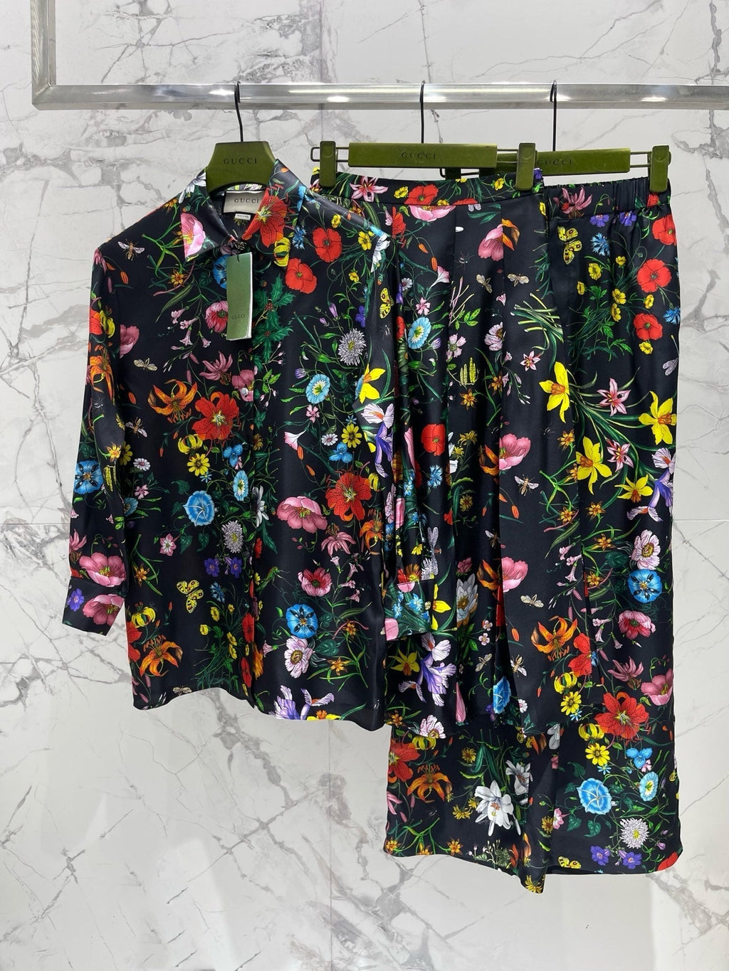GUCCI 26S WIDE-LEG PRINTED PANTS 77
