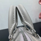 LV Speedy Bandouliere 20 Brume Gray Monogram Empreinte Leather 205495