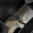 The Row Margaux 12 32cm Tote Bag In Calfskin