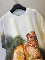 Loewe 25 Painting T-shirt Multicolor Cotton