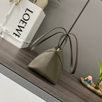 Loewe Cropped Handbag 39 Olive Green Glossy Calfskin 280653