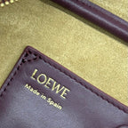 Loewe Mini Bowling Bag 23 Burgundy Calfskin 280618
