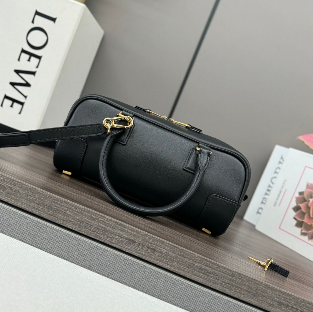 Loewe Mini Bowling Bag 23 Black Calfskin 280621