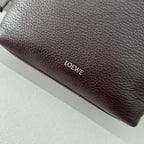 Loewe Small Cubi Crossbody Bag 29 Dark Burgundy Calfskin 280607