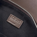 Loewe 2025 Puzzle Biker Bag Dark Brown Cowhide 274648