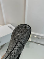 Loewe Chelsea boots diamond black cowhide