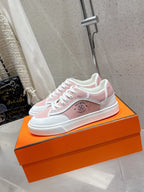 HM Get Sneaker Pink Pastel Canvas and Calfskin 204768