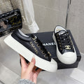 CC Sneaker Black cowhide  204661