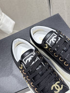 CC Sneaker Black cowhide  204661