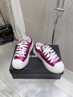 CC Sneaker Purple cowhide  204665