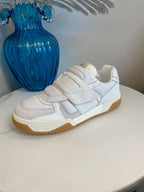 VT 25S Couple Sneakers White Calfskin Suede 563101