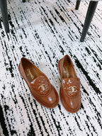 CC Moccasins 25mm In Caramel Glossy Lambskin  144647