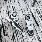 CC Sneaker 35mm In Black Mix White Soft Cowhide 144704