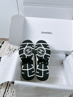 CC Sneaker 35mm In White Mix Black Soft Cowhide 144706