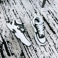 CC Sneaker 35mm In White Mix Black Soft Cowhide 144706
