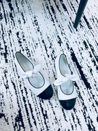 CC Mary Janes 15mm In White Cowhide 144485