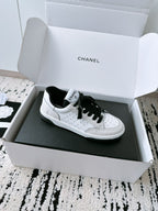 CC Sneaker In Black Cowhide 144509