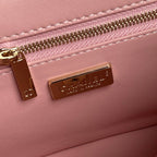 CC 24K Flap Bag 20cm Pink Sequin