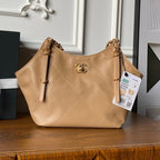 Chanel 2025 Bag 28cm Beige Calfskin 318241