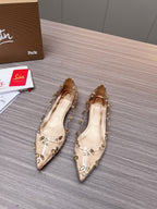 CL Ballet Flats PVC and Iridescent Nappa Leather 251049