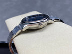 Omega De Ville 34mm Silver Blue Dial