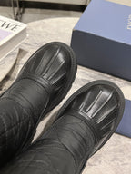 CD Frozen-D Ankle Boot Black Fleece Lining And Mackintosh And Calfskin