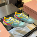 MIU x NB 26ss Sneaker Gray Light Blue Fabric Suede 625657
