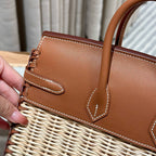 HM BIRKIN 25 CM PICNIC GOLD BAMBOO AND RATTAN