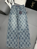 LV 25 Monogram Dark Blue Jean