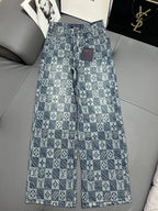 LV 25 Monogram Dark Blue Jean